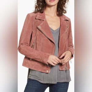 Blank NYC Suede Moto Jacket Sz Sm